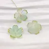 Ins gradiente borda dourada flor de cinco pontas flor de cerejeira DIY feito à mão estilo antigo grampos de cabelo acessórios adorno de cabeça acetato acrílico