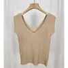 Suéter de Tricô Elegante com Gola e Manga Curta Estilo Coreano para Mulheres, Novo Estilo de Verão, Slim Fit, Valoriza a Silhueta, Top Curto para Usar por Cima