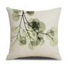 Fronha Floral Jit Fronha Floral Simples Planta Almofada de Sofá Fronha de Cabeceira Material de Linho para Casa Simples Moderno