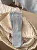 Meias largas de urso bordadas cinza-rosa~ Meias fofas de outono para meninas, na altura da panturrilha, estilo coreano, com laço, listradas, meias ins