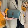 Design de Nicho Bolsa Pequena de Luxo Leve Feminina 2023 Nova Bolsa de Ombro Transversal de Alta Qualidade Bolsa Quadrada Pequena com Textura da Moda