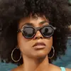 Nuevas Gafas de Sol Polygonales Retro de Moda con Protección Solar para Hombres y Mujeres Gafas de Sol de Personalidad Transfronterizas Europeas y Americanas Gafas de Sol Casuales