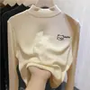 Nueva Camiseta Térmica de Cuello Medio para Niños Otoño Invierno Camiseta de Manga Larga Infantil Cálida de Invierno Ropa Interior Elegante de Niñas De Rong