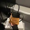 Bolso de Mano de Cuero Genuino Esmerilado de Diseño de Nicho 2026 Nuevo Bolso para Teléfono de Moda Bolso Cubo de Gama Alta Bolso de Hombro Único Bolso Cruzado