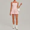 Vestido de tenis floral de alta elasticidad transfronterizo, espalda hermosa, para deportes al aire libre, fitness, golf y yoga 4126