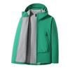 Niaojia Mismo Estilo Térmica de Cuero Soft Shell Chaqueta de Pareja Impermeable Cortavientos Chaqueta de Hombre Chaqueta de Mujer Venta al por Mayor