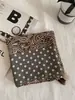 2026 Colgante de Borla para Año Nuevo Bufanda Cuadrada Ropa Artística Retro Combinación Bufanda Delgada de Seda Protección para el Cuello Bufanda Estilo Celebridad Nueva