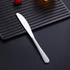 Punto de fábrica 1010 vajilla de acero inoxidable occidental hotel engrosado cuchillo de mesa cuchillo para bistec tenedor cuchara tenedor para ensalada cuchara redonda pequeña