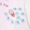 Nova Flor de Resina Macia Gardênia Rosa Cor Mutável Luminosa Resina Estereoscópica Diamante DIY Arte de Unha Joias Acessórios