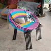 Silla de Ratán, Silla Pequeña de Ratán con Respaldo, Silla de Ratán Tejida con Hierro, Silla de Ocio para Exteriores, Silla Pequeña para el Hogar para el Té, Taburete Pequeño para Adultos