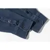 Camisa Jeans Lavada Retro Japonesa Inspirada no Design Wanlegetu para Homens, Corte Solto, Manga Longa para Primavera e Outono S159W