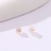 Estilo multicolor disponible Accesorios para pendientes Paquete de Materiales para Hacer Pendientes Hechos a Mano Set de Postes y Cierres para Pendientes Accesorios para Pendientes de Botón