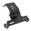 Adecuado para Yamaha Yzf R1 09-14 Motocicleta Modificada Soporte LED para Matrícula Trasera Soporte Corto para Cola Soporte de Matrícula