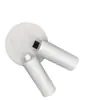 Garrafa de embalagem plástica branca de porcelana com ombro plano de 500ml regador plástico pet de ombro plano sub-garrafa líquida de 24 dentes