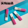 Mini Pincel para Rubor Mango Rosa Pincel de Maquillaje Pincel Plano Pincel para Corrector Pincel Individual Pincel de Maquillaje Portátil 4.5