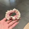 Laço de Cabelo de Renda Doce Gatinho Kt para Meninas, Scrunchie Versátil de Desenho Animado para Rabo de Cavalo, Corda de Cabelo Estilo Floresta Ins de Alto Valor