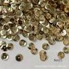Lentejuelas doradas claras serie 3/4/5/6 mm [PL5] Lentejuelas bordadas francesas accesorios de ropa cuentas de PET cosidas a mano