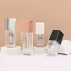 Botella con Dosificador Personalizada de 15/25/35/40ml para Base de Maquillaje Líquida Botella de Vidrio Transparente para Base Bomba de Presión Botella para Loción Bb Cream