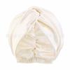 Gorro de dormir de doble capa de seda artificial transfronterizo, gorro de satén con giro cruzado, gorro para el cuidado del cabello, gorro de pañuelo, gorro de ducha, gorro de maquillaje de belleza