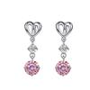 Pendientes Transfronterizos Modelo Nuevo de Plata de Ley S925 para Mujer, Pendientes de Borlas, Estilo Ins, Moissanita de Alta Gama, Venta al por Mayor desde el Fabricante