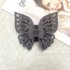Borla de mariposa hueca grande coleta clip grande femenino parte trasera de la cabeza agarre para el cabello Moda Red de celebridades tocado clip de tiburón horquilla