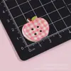 Botão de Grade de Desenho Animado Acessórios de Resina de Maçã Cola de Creme DIY Presilha de Cabelo Acessórios de Cabelo Crocs Chaveiro Ímã de Geladeira