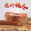 Peine Espeso de Madera de Melocotón Viejo Hecho de Material Completo, Peine de Madera Finamente Tallado, Venta Directa de Fábrica y Venta al por Mayor, Peine para Peinar con Logo Personalizable