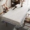 Mantel Estilo Chino Nuevo, Impermeable, Resistente al Aceite, Lavable, Mantel Rectangular, Nuevo Modelo 2025, Lujo Ligero, Mantel de Mesa de Comedor de Gama Alta