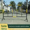 Barreira de Jardim Municipal Barreira de Tráfego Rodoviário Temporária Canteiro de Obras Barreira Temporária Móvel de Cavalo de Ferro