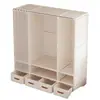 Montagem de Guarda-Roupa Combinado Guarda-Roupa Simples para Quarto Cabideiro Simples Gabinete de Armazenamento Simples Guarda-Roupa para Quartos de Aluguel