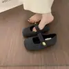 Zapatos Peludos Retro de Punta Redonda con Suela Blanda Zapatos Mary Jane Forrados de Lana para Mujer Otoño e Invierno 2025 Estilo Bosque de Ante Zapatos Cálidos Boken
