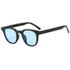 Nuevas Gafas de Sol de Moda con Montura Redonda Transfronteriza para Hombres y Mujeres, Gama Alta, Gafas de Sol Simples y Versátiles, Gafas de Sol Anti-UV