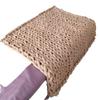 Manta Colorida de Lã Tricotada à Mão Tecelagem DIY Material Finalizado Cauda Arco-Íris Lenço Almofada Fio Macio para Namorado e Namorada