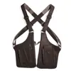 Mochila Vintage para Hombre Transfronteriza de Amazon con Bolso de Hombro Debajo del Brazo, Bolso de Hombro Multifuncional, Bolso para Teléfono de Exterior en Stock