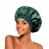 Touca de Dormir Feminina Extra Grande de Cetim com Elástico Largo de Alta Elasticidade Touca de Noite Touca para Cabelo para Cuidados Diários com o Cabelo