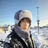 Gorra Invierno Gorra Lei Feng Hombres Invierno Hombres Noreste Prueba de Frío Máscara Ciclismo Coche Eléctrico Cálida A Prueba de Viento Algodón