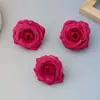 Flor de Rosa Simulada de Tela de Seda Hecha a Mano You Zhi Materiales para Manualidades Flor Falsa Realista de Gama Alta Flor para Jarrón Decoración