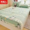 Nanjiren Terciopelo de Copo de Nieve Terciopelo de Doble Cara Cubierta de Cama Pieza Única Invierno Espesa Cubierta de Cama Cubierta Completa Sábana Protectora de Colchón