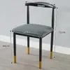 Silla de Comedor Nórdica Modelo Nuevo 2025 Juego de Mesa y Sillas de Comedor para Uso en el Hogar, Silla con Respaldo, Taburete de Estudio, Silla de Madera Sintética, Silla de Arte en Hierro Tipo Cuerno
