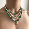 Collares transfronterizos de estilo punk de alta resistencia para hombres y mujeres, estilo gótico de subcultura, cadenas para la clavícula y collares de personalidad de nicho de moda