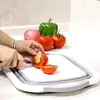 Tabla de cortar plegable cocina multiusos cesta escurridora Tabla de cortar exterior tabla de cortar portátil Bloques de corte