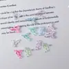 Accesorios para Uñas con Forma de Lazo de Gelatina Lazo de Cinta Transparente Esculpido Suave Decoración de Uñas de Resina Colorida Popular en Internet