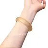 Alta carga! Pulseira de jade beleza champanhe gelo ouro tira redonda menina quartzo jade pneu largo pulseira de jade