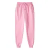 Pantalones de chándal de forro polar para hombre y mujer de 19 colores Leggings de placa ligera Pantalones de chándal Cintura elástica Pantalones de lápiz Pantalones Productos de fábrica al por mayor