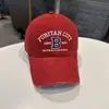 Boné de Baseball Moderno para Primavera e Verão para Jovens Homens e Mulheres, Estilo Street com Letra B Grande, Design Desgastado, Chapéu com Aba Curva para Cobrir o Rosto