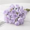 Pequeños Ramos de Rosas Letras a Mano Flores Artificiales 27 Pequeñas Peonías Flores Falsas Atrezzo para Fotografía Flores para Sostener la Novia Adornos para el Hogar