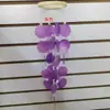Piezas de Joyería de Nácar para Boda, Colgantes para Pasillo de Cortina, Piezas Redondas de Doble Agujero, Materiales para Cortina de Puerta de Iluminación, Accesorios para Manualidades