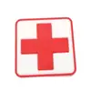 Suministros del Fabricante Velcro Adhesivo de PVC Brazalete de la Cruz Roja Insignia Médica Insignia de Moral de Rescate