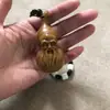 Peça de Mão Esculpida em Sândalo Verde, Pingente Esculpido, Peça de Mão Criativa de Madeira para Brinquedo, Pingente Decorativo