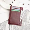 Aliexpress Anti-Robo Rfid Piel Genuina Retro Portatarjetas Licencia de Conducir para Hombre Billetera Pequeña para Monedas Portatarjetas de Crédito Portatarjetas para Mujer